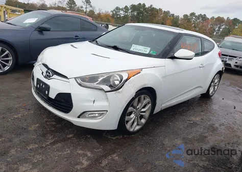 2013 Hyundai Veloster Base W/Gray из США, поврежденный, VIN KMHTC6AD9DU145590